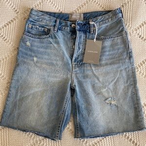 Everlane 90s cheeky jean shorts NWT